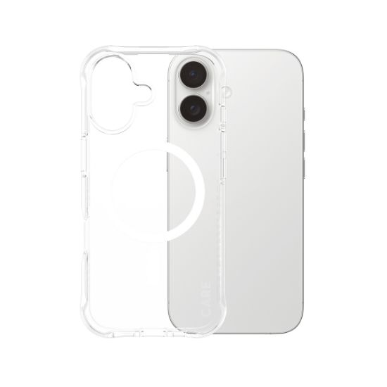 Image de PanzerGlass CARE™ by ® Samba Case Transparent w. White MagSafe iPhone 17 | Bulk coque de protection pour téléphones portables Housse (BULKCR53673)