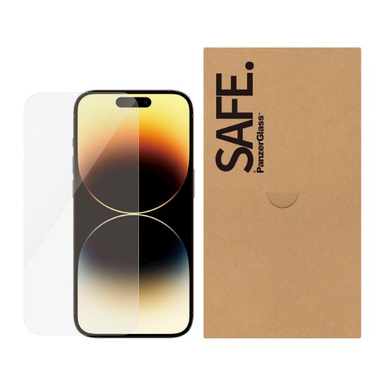 Image de PanzerGlass SAFE. by ® Screen Protector iPhone 14 Pro |Ultra-Wide Fit | BULK Protection d'écran transparent Apple 50 pièce(s) (BULKSAFE95149)