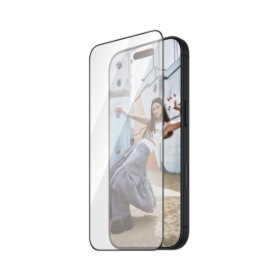 Image de PanzerGlass SAFE. by ® Screen Protection w. Black Frame iPhone 16 Plus | 15 Plus | Ultra-Wide Fit Protection d'écran transparent Apple 1 pièce(s) (SAFE95963)