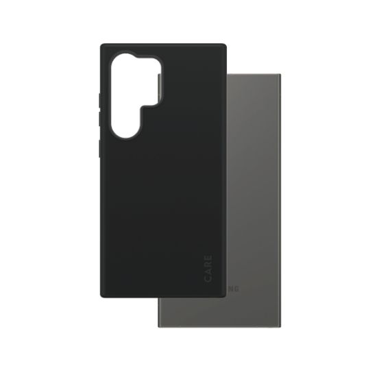 Image de PanzerGlass CARE™ by ® Case Black w. Qi Compatible Samsung Galaxy S24 Ultra coque de protection pour téléphones portables Housse Noir (1168)