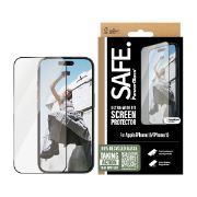 Image de PanzerGlass SAFE. by ® Screen Protection w. Black Frame iPhone 16 | 15 | Ultra-Wide Fit Protection d'écran transparent Apple 1 pièce(s) (SAFE95961)