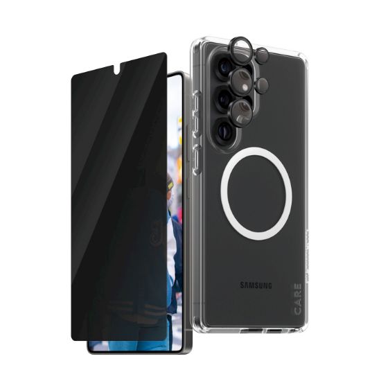 Image de PanzerGlass ® | CARE by ® Flagship 3-in-1 Privacy Bundle Samsung Galaxy S25 Ultra Protection d'écran transparent 1 pièce(s) (CRRCHPUG38488)