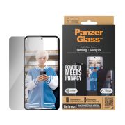 Image de PanzerGlass ® Privacy Screen Protector Samsung Galaxy S24 | Ultra-Wide Fit w. EasyAligner Protection d'écran transparent 1 pièce(s) (P7350)