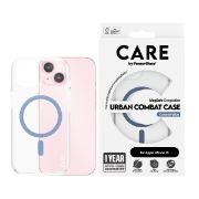 Image de PanzerGlass CARE™ by ® Urban Combat Case Transparent w. Blue MagSafe iPhone 15 coque de protection pour téléphones portables Housse (CRRFUBMG29453)