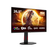 Image de AOC G4 écran plat de PC 67,3 cm (26.5") 2560 x 1440 pixels Quad HD QD-OLED Noir, Rouge (Q27G4ZDR)