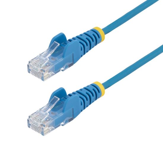 Image de StarTech.com câble de réseau Bleu 0,25 m Cat6 U/UTP (UTP) (N6PAT25CMBLS)