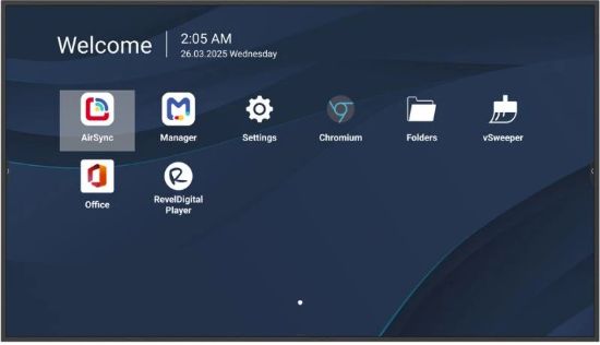 Image de Viewsonic Écran d'affichage dynamique Écran plat de signalisation numérique 139,7 cm (55") LCD Wifi 500 cd/m² 4K Ultra HD Noir Intégré dans le processeur Android 14 24/7 (CDE5514-2C)