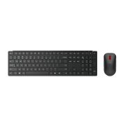 Image de Lenovo clavier Souris incluse Bureau RF sans fil + Bluetooth Belge Noir (4X31S04814)