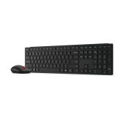 Image de Lenovo clavier Souris incluse Bureau RF sans fil + Bluetooth Belge Noir (4X31S04814)