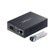Image de StarTech.com convertisseur de support réseau 2000 Mbit/s 1310 nm Monomode Noir (MCM1110SMLC20)