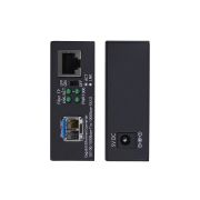 Image de StarTech.com convertisseur de support réseau 2000 Mbit/s 1310 nm Monomode Noir (MCM1110SMLC20)