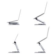Image de StarTech.com Support Télescopique pour PC Portable, Base Pivotante à 360&deg;, Support Rotatif pour Bureau, Hauteur et Inclinaison Réglables, Poids Max 5kg, Constructio ... (ATER-LAPTOP-RISER)