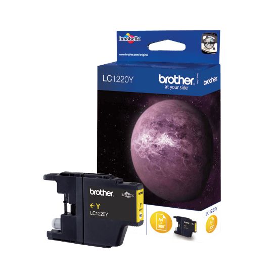 Image de Brother - Cartouche d'encre originale – Jaune (LC1220Y)