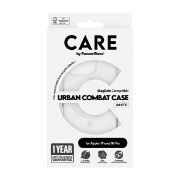 Image de PanzerGlass CARE™ by ® Urban Combat Case Transparent w. White MagSafe iPhone 16 Pro coque de protection pour téléphones portables Housse (1338)