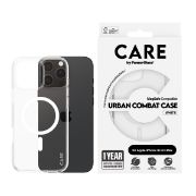 Image de PanzerGlass CARE™ by ® Urban Combat Case Transparent w. White MagSafe iPhone 16 Pro Max coque de protection pour téléphones portables Housse (1340)