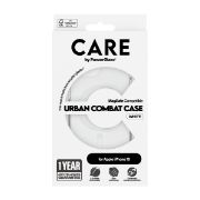 Image de PanzerGlass CARE™ by ® Urban Combat Case Transparent w. White MagSafe iPhone 15 coque de protection pour téléphones portables 15,5 cm (6.1") Housse (1417)