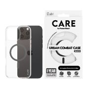 Image de PanzerGlass CARE™ by ® Urban Combat Case Transparent w. Black MagSafe iPhone 16 Pro Max coque de protection pour téléphones portables Housse Noir (1348)