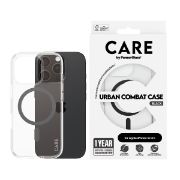 Image de PanzerGlass CARE™ by ® Urban Combat Case Transparent w. Black MagSafe iPhone 16 Pro coque de protection pour téléphones portables Housse Noir (1346)