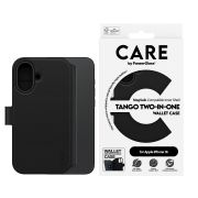 Image de PanzerGlass CARE™ by ® Tango 2-in-1 Wallet Case w. MagSafe iPhone 16 coque de protection pour téléphones portables Housse Noir (1329)