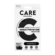 Image de PanzerGlass CARE™ by ® Tango 2-in-1 Wallet Case w. MagSafe iPhone 16 coque de protection pour téléphones portables Housse Noir (1329)