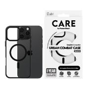 Image de PanzerGlass CARE™ by ® Urban Combat Case Transparent w. Black Frame & MagSafe iPhone 16 Pro Max coque de protection pour téléphones portables Housse Noir (1360)
