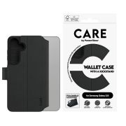 Image de PanzerGlass CARE™ by ® Wallet Case w. Kickstand Samsung Galaxy S25 coque de protection pour téléphones portables Housse Noir (CRRFEWLG38388)