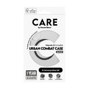Image de PanzerGlass CARE™ by ® Urban Combat Case Transparent w. Black Qi Compatible Samsung Galaxy S25 coque de protection pour téléphones portables Housse (CRRFUBQG38388)