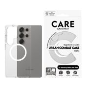 Image de PanzerGlass CARE™ by ® Urban Combat Case Transparent w. White Qi Compatible Samsung Galaxy S25 Ultra coque de protection pour téléphones portables Housse (CRRFUWQG38488)