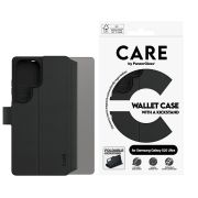 Image de PanzerGlass CARE™ by ® Wallet Case w. Kickstand Samsung Galaxy S25 Ultra coque de protection pour téléphones portables Housse Noir (CRRFEWLG38488)