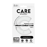 Image de PanzerGlass CARE™ by ® Urban Combat Case Transparent w. White Qi Compatible iPhone New 16e 2026 | 16e coque de protection pour téléphones portables Housse (CRRTPUCG29845)