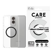 Image de PanzerGlass CARE™ by ® Urban Combat Case Transparent w. Black Qi Compatible Samsung S25 Edge coque de protection pour téléphones portables Housse (CR68931)