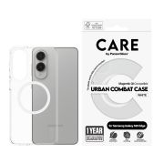 Image de PanzerGlass CARE™ by ® Urban Combat Case Transparent w. White Qi Compatible Samsung S25 Edge coque de protection pour téléphones portables Housse (CR37967)