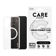 Image de PanzerGlass CARE™ by ® Urban Combat Case Transparent w. White Qi Compatible Samsung Galaxy S24 coque de protection pour téléphones portables Housse (1153)