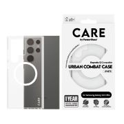 Image de PanzerGlass CARE™ by ® Urban Combat Case Transparent w. White Qi Compatible Samsung Galaxy S24 Ultra coque de protection pour téléphones portables Housse (1155)
