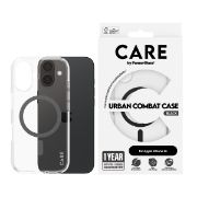 Image de PanzerGlass CARE™ by ® Urban Combat Case Transparent w. Black MagSafe iPhone 16 coque de protection pour téléphones portables Housse Noir (1345)