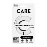 Image de PanzerGlass CARE™ by ® Urban Combat Case Transparent w. Black MagSafe iPhone 16 coque de protection pour téléphones portables Housse Noir (1345)