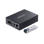 Image de StarTech.com convertisseur de support réseau 2000 Mbit/s 1310 nm Monomode Noir (MCM1110SMLC20)