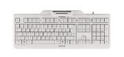 Image de CHERRY KC 1000 SC clavier Bureau USB QWERTY Anglais britannique Gris (JK-A0100GB-0)