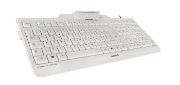 Image de CHERRY KC 1000 SC clavier Bureau USB QWERTY Anglais britannique Gris (JK-A0100GB-0)