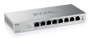 Image de Zyxel GS1200-8HPV3 Géré L2 Gigabit Ethernet (10/100/1000) Connexion Ethernet, supportant l'alimentation via ce port (PoE) Bureau Gris (GS1200-8HPV3-EU0101F)