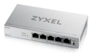 Image de Zyxel GS1200-5HPV3 Géré L2 Gigabit Ethernet (10/100/1000) Connexion Ethernet, supportant l'alimentation via ce port (PoE) Bureau Gris (GS1200-5HPV3-EU0101F)