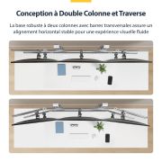 Image de StarTech.com support d'écran plat pour bureau 81,3 cm (32") Blanc (6-MONITOR-ARM-A)