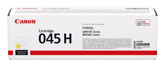 Image de Canon 045 H Cartouche de toner 1 pièce(s) Original Jaune (1243C002)