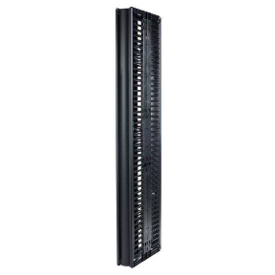 Image de APC Gestionnaire de câbles vertical Valueline pour racks à 2 et 4 montants, 84" (H) x 6" (l), deux côtés avec portes - Professionnels (AR8725)