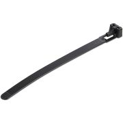 Image de StarTech.com Colliers de Serrage Réutilisables 12 cm Noirs - Largeur 7 mm - Diam. faisceau 30 mm - Résistance traction 22 kg - Colson nylon détachable - Intérieur/extérieur - ... (CBMZTRB5BK)