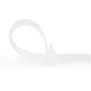 Image de StarTech.com Colliers de Serrage Réutilisables 15 cm Blancs - Largeur 7 mm - Diam. faisceau 35 mm - Résistance traction 22 kg - Colson nylon détachable - Intérieur/extérieur - H ... (CBMZTRB6)