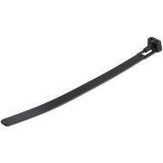 Image de StarTech.com Colliers de Serrage Réutilisables 15 cm Noirs - Largeur 7 mm - Diam. faisceau 35 mm - Résistance traction 22 kg - Colson nylon détachable - Intérieur/extérieur - ... (CBMZTRB6BK)