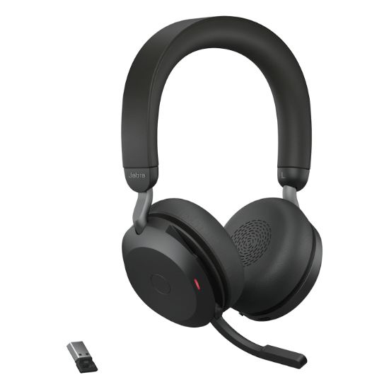Image de Jabra Evolve2 75 Casque Avec fil &sans fil Arceau Bureau/Centre d'appels Bluetooth Socle de chargement Noir (27599-989-989)