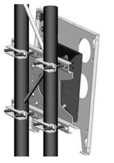 Image de Chief Flat Panel Tilt Truss Mount Noir (TPPU)