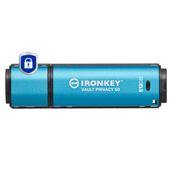 Image de Kingston Technology IronKey 512Go Vault Privacy 50 chiffrée AES-256, FIPS 197 (IKVP50/512GB)